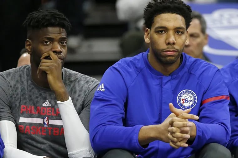 Nerlens Noel and Jahlil Okafor, both selected among the top six picks in the NBA draft, were expected to be important pieces in helping the 76ers get back to the playoffs. It didn’t work out that way, however.