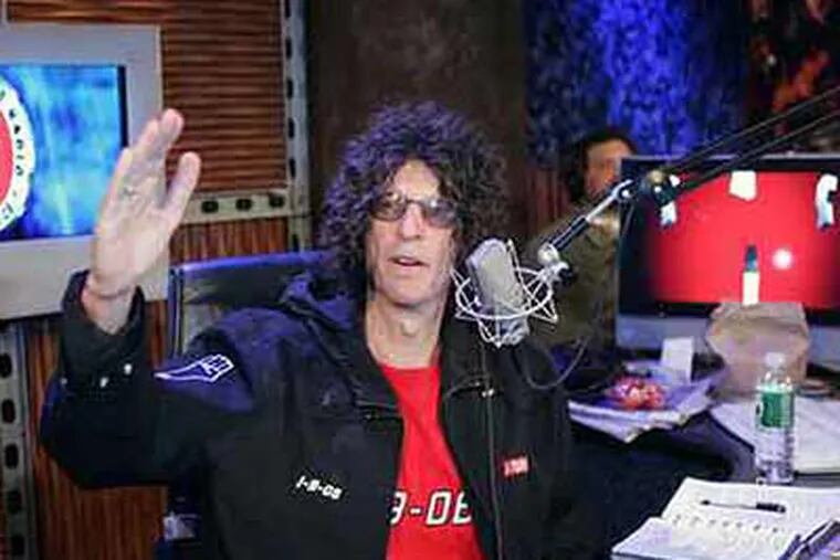 Howard Stern, when he launched his satellite radio show on Sirius in Manhattan in Jan. 2006. (Corey Sipkin/New York Daily News/KRT)