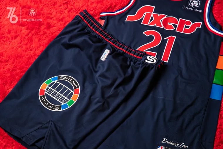 The Sixers unveiled their Nike NBA City Edition jerseys, which honor the Spectrum.