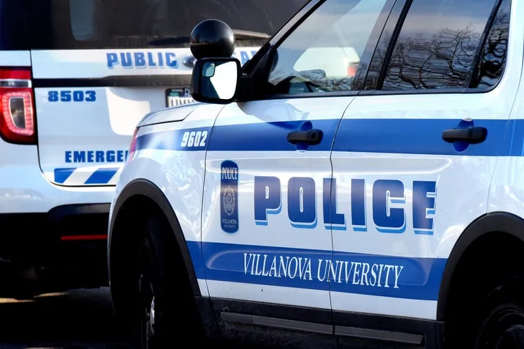 Villanova University Police car on campus March 11, 2018.