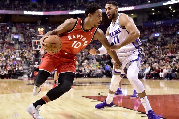 Toronto Raptors star shooting guard DeMar DeRozan is averaging 23.9 points and 5.0 assists per game so far this season.