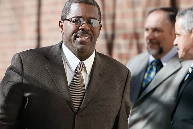 Carl Greene, former PHA executive director, enters the Federal Courthouse in Philadelphia, Pa., to attend his trial on January 31, 2013. ( DAVID MAIALETTI / Staff Photographer/File )