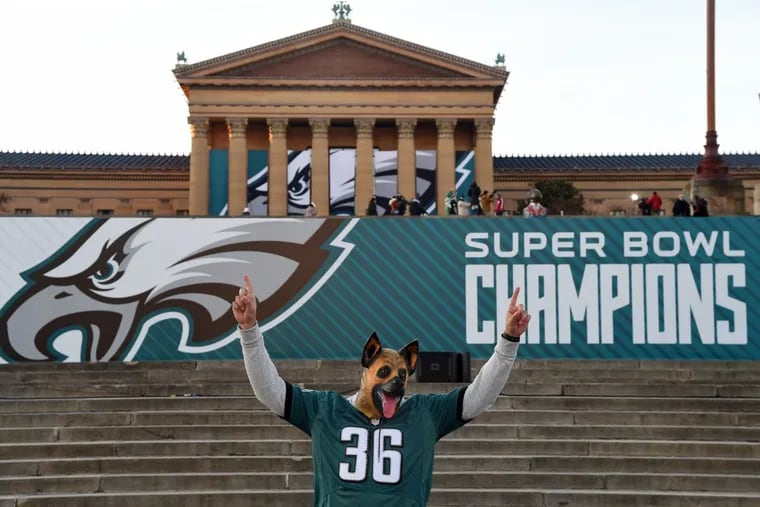 The Eagles’ victory parade closing ceremony will end around 2:30 or 3 p.m. on Thursday at the Philadelphia Museum of Art.