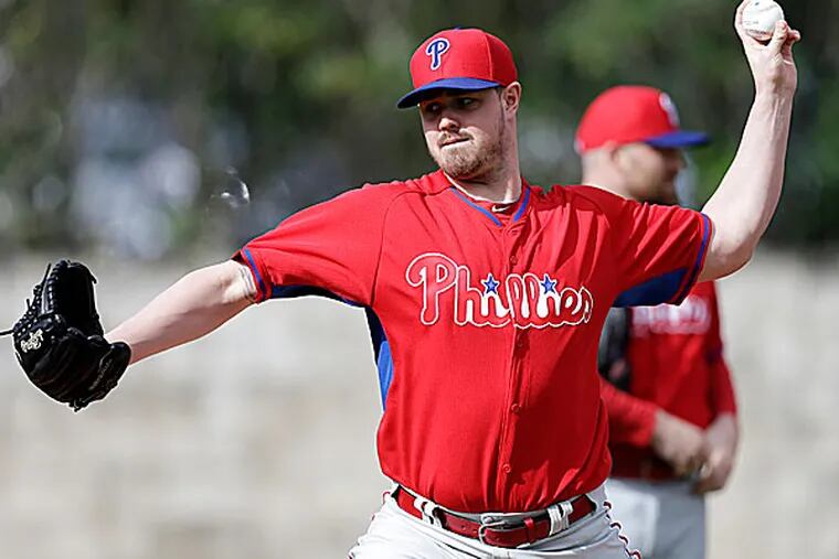 Phillies relief pitcher Jeremy Horst. (Charlie Neibergall/AP)