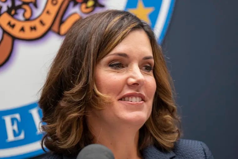 City Controller Christy Brady, in a 2023 photo, released a study Wednesday that said the city mishandled its Community Expansion Grants antiviolence program.