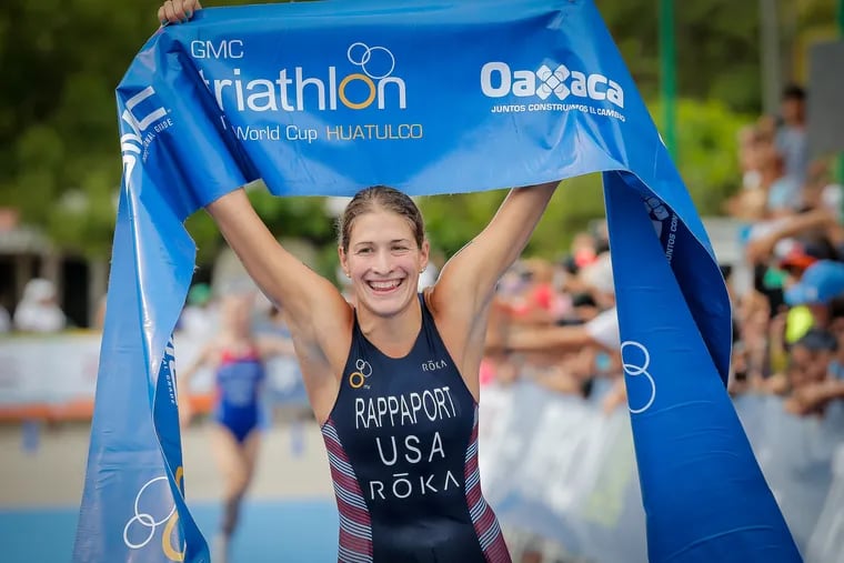 Summer Rappaport never competed in a triathlon before her graduation from Villanova.