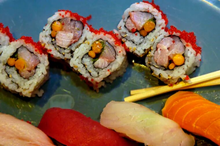The sushi is handled by Yasuhiko Tasaka, former owner of a New York restaurant. Much of the fish is direct from Japan.