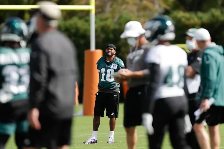 Eagles wide receiver DeSean Jackson has been ruled out of Sunday's game against the 49ers.