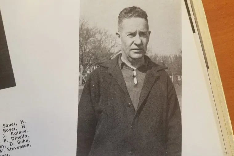 The late Collingswood coach Howard “Skeets” Irvine is shown here in a school yearbook.