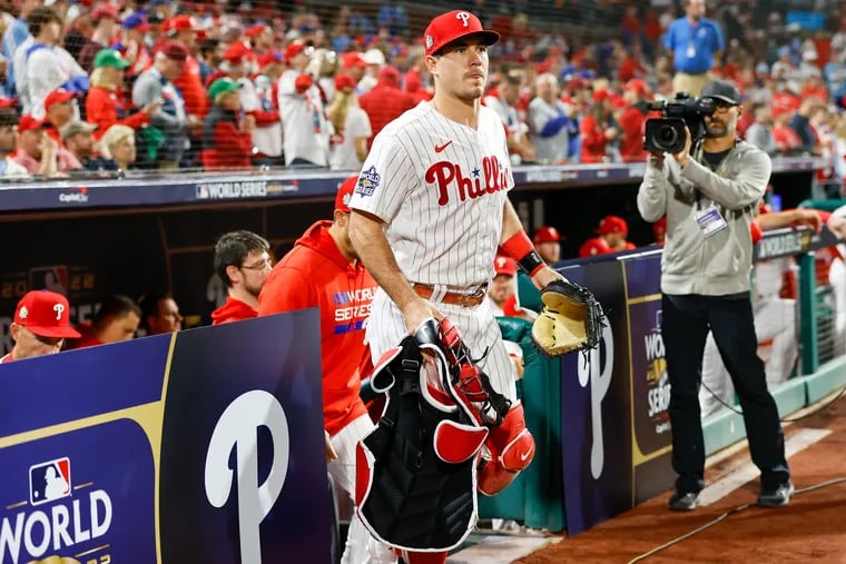 Phillies catcher J.T. Realmuto also won the National League Gold Glove in 2019.