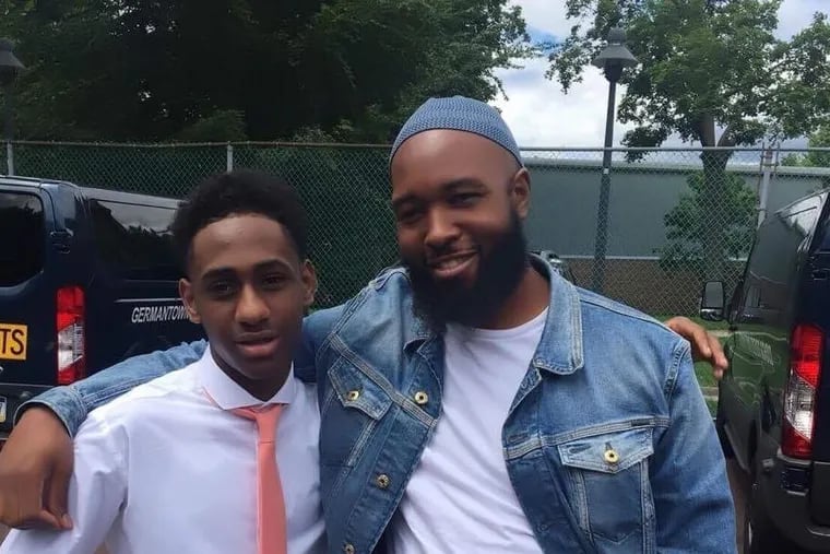 David Jones (right), shown in an undated family photo, was shot in the back and killed by Officer Ryan Pownall in 2017.