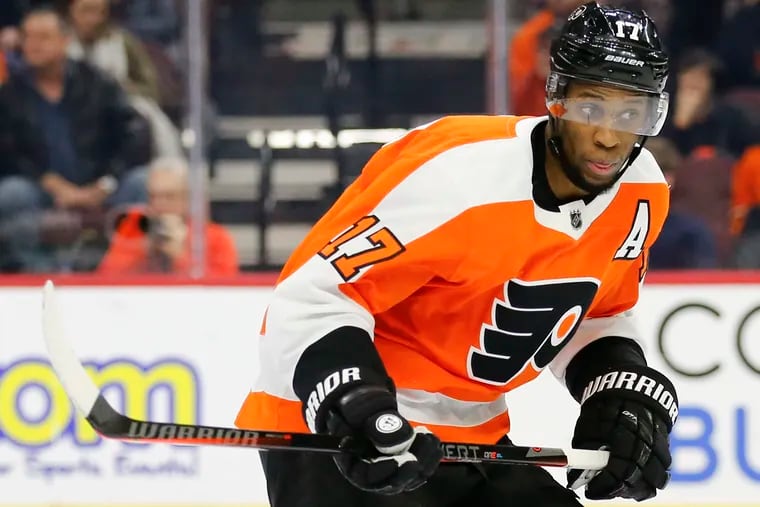 Wayne Simmonds could be playing his last games in a Flyers uniform.