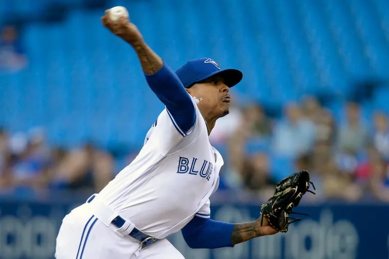 The Blue Jays traded right-hander Marcus Stroman to the Mets on Sunday.