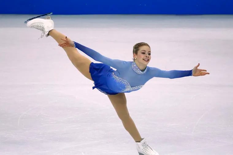 Gracie Gold as an 18-year-old U.S. figure skating sensation.
