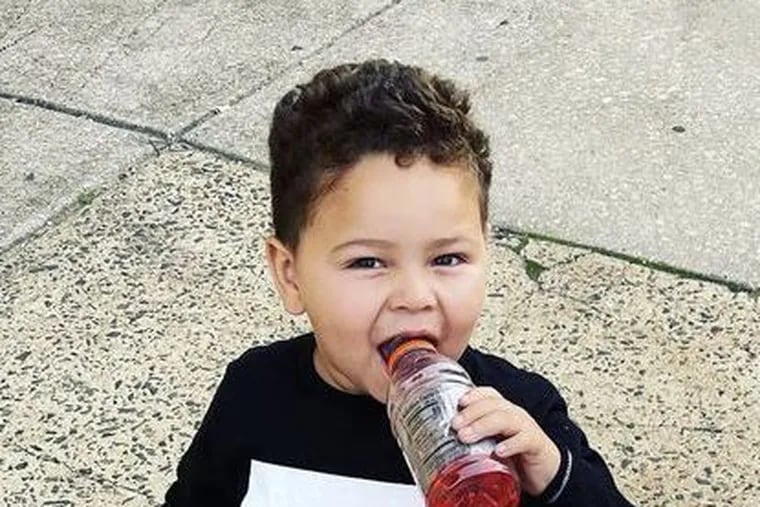 Armani Negron was injured with his mother by a hit-and-run driver on Sunday.