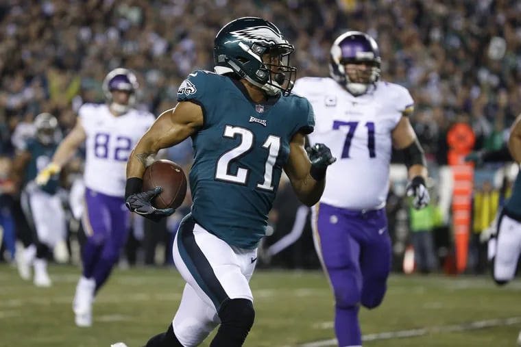 Eagles cornerback Patrick Robinson's electrifying touchdown turned around the NFC Championship Game. Robinson now plays for the Saints, who host the Eagles in Week 11.