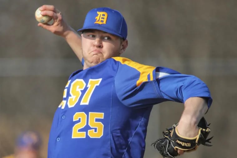 Downingtown West ace righthander Drew Britt could be selected in next month’s Major League Baseball draft.