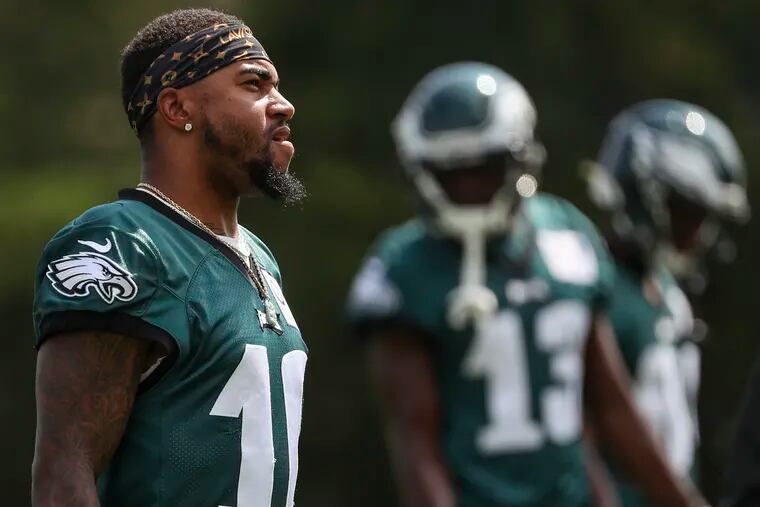 Eagles wide receiver DeSean Jackson is likely to miss at least two games with a groin injury.