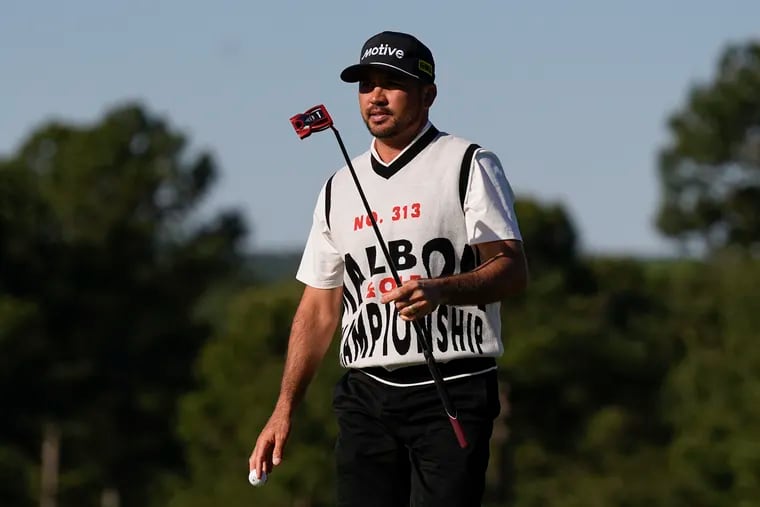 Jason Day's outfits, including this sweater vest, caused a stir at the Masters.