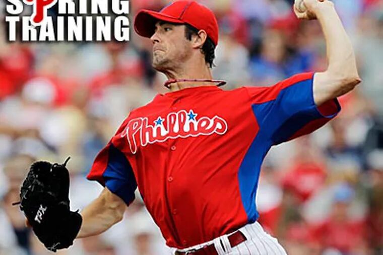 "Things will take care of itself," Cole Hamels said Thursday about a new contract. (Kathy Willens/AP)
