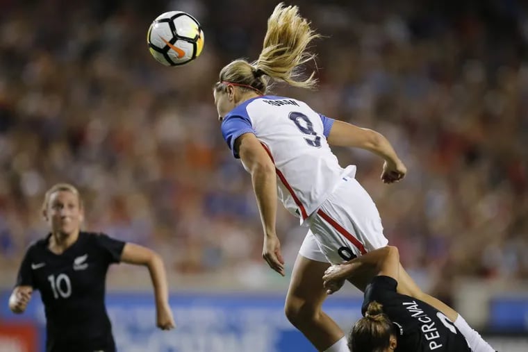 Lindsey Horan had a goal and an assist in the United States women’s national soccer team’s 5-0 win over New Zealand in Cincinnati.