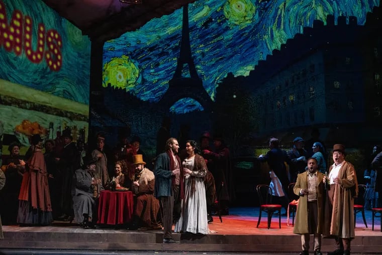 Opera Philadelphia's "La bohème," at the Academy of Music April 26 to May 5.