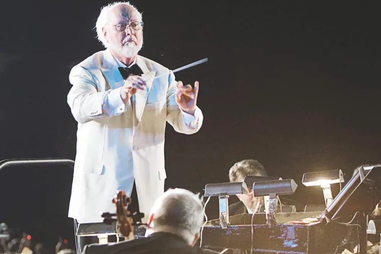 The Philadelphia Orchestra will pay tribute to John Williams, the man behind the scores of "Jurassic Park," "Star Wars" and numerous other films, at the Mann Center on Friday.

Photos: Associated Press