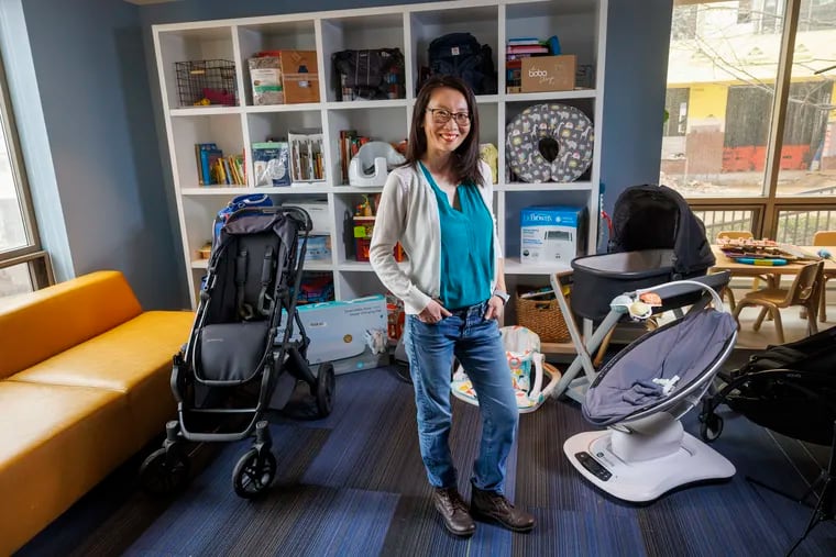 "Mom-preneur" Bo Zhao created Baby Gear Group, a company that rents baby accessories.