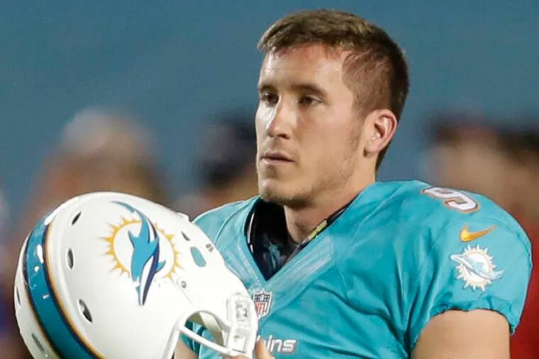 Caleb Sturgis was cut by the Dolphins on Sept. 5.