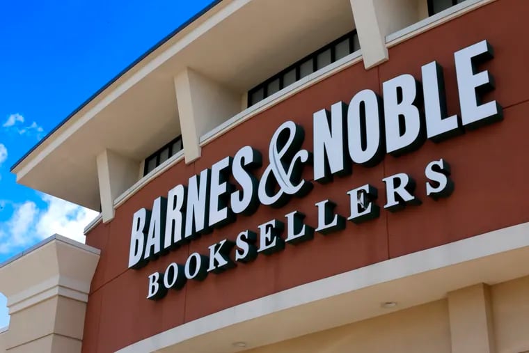 This Monday, Aug. 31, 2017, file photo shows a Barnes & Noble Booksellers store in Pittsburgh.  Barnes & Noble is withdrawing a planned line of famous literature reissued with multicultural cover images that has drawn widespread criticism on social media.