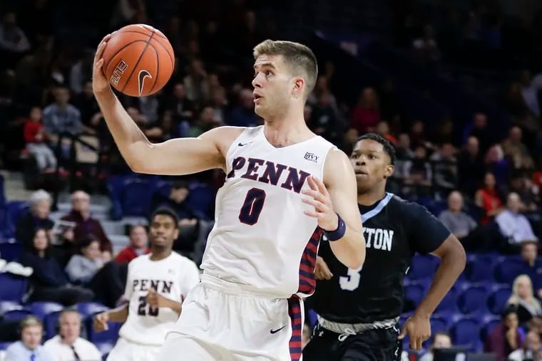 Penn forward Max Rothschild has missed the Quakers' last three games because of a back injury.