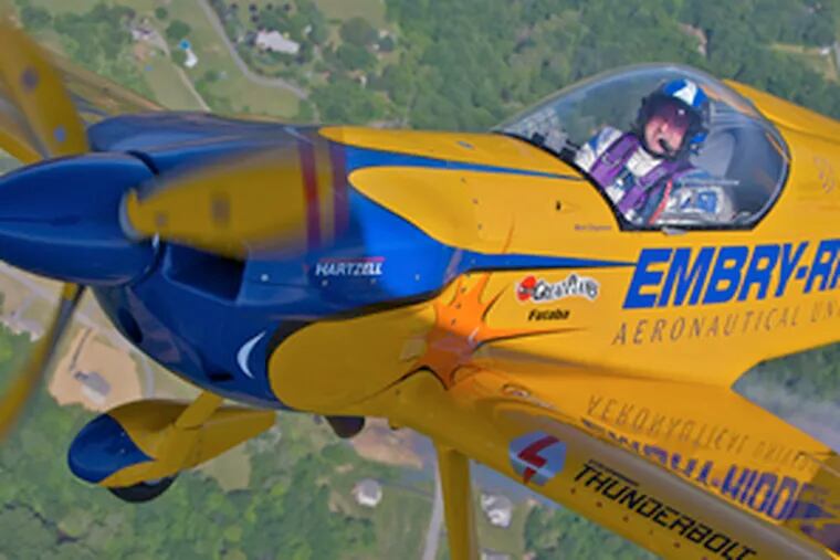 Matt Chapman hopes to inspire future generations of aerobatic pilots.