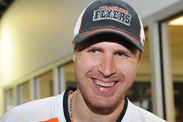 Ilya Bryzgalov received a lot of face time in the first two episodes of HBO's 24/7.(Sarah J. Glover/Staff File Photo)