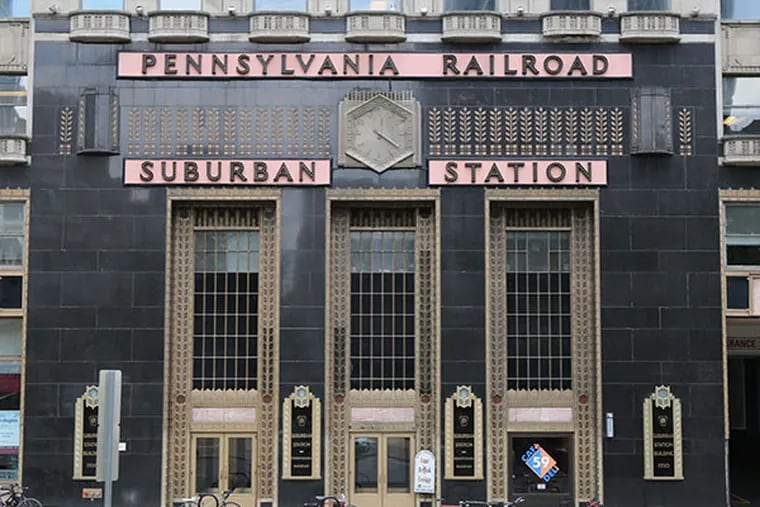 The facade of Suburban Station on 16th Street in Center City. (Stephanie Aaronson/Philly.com)