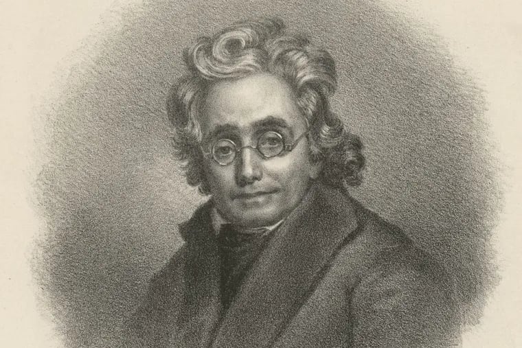 An undated print of Peter S. Du Ponceau.