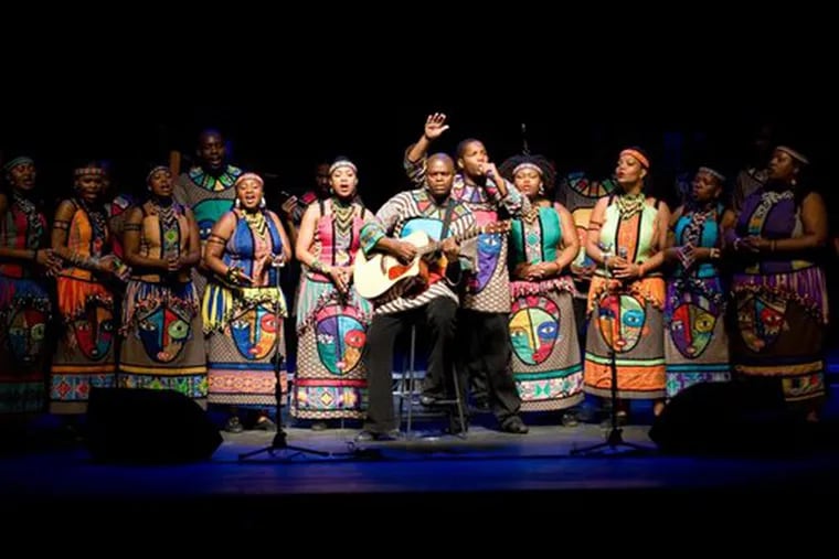 Most of Soweto Gospel Choir&#0039;s work is sung a cappella in four-part harmony. Nelson Mandela is their &quot;father figure.&quot;