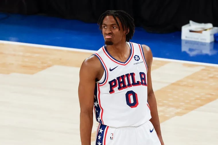 Tyrese Maxey scored the last seven points of regulation for the Sixers to force overtime in Game 5.