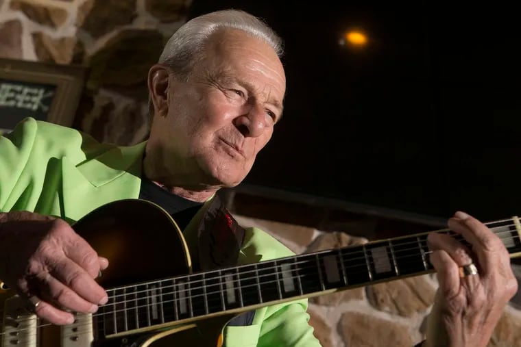 Charlie Gracie in 2018. The Philadelphia singer and guitarist died on Friday at age 86.