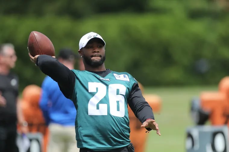 Miles Sanders was injured for the Eagles' spring workouts, but he'll be ready to go when training camp begins on Thursday.