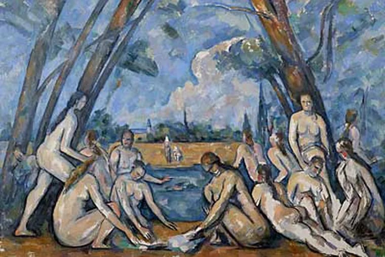 Cezanne worked on "The Large Bathers" for 11 years, and it created ripples throughout the art world long after it was first shown in 1905 - even into the 21st century.