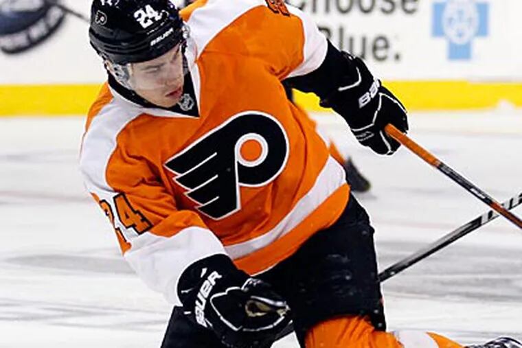 Matt Read and the Flyers will take on the Penguins in the first round of the playoffs. (Yong Kim/Staff Photographer)