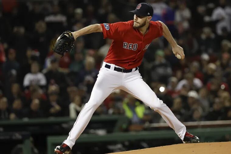 Boston's Chris Sale faces the Dodgers Clayton Kershaw in Tuesday's World Series opener.