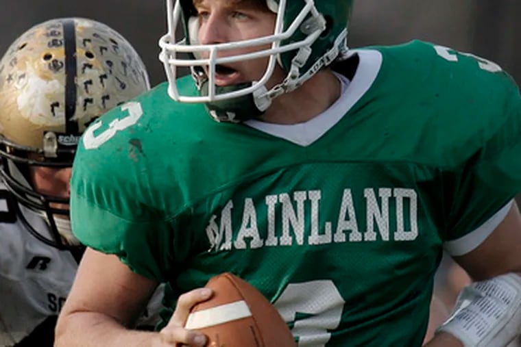 Mainland&#0039;s Brent Caprio completed 140 of 223 passes for 2,065 yards and 27 TDs; he ran for 890 yards and 21 TDs.