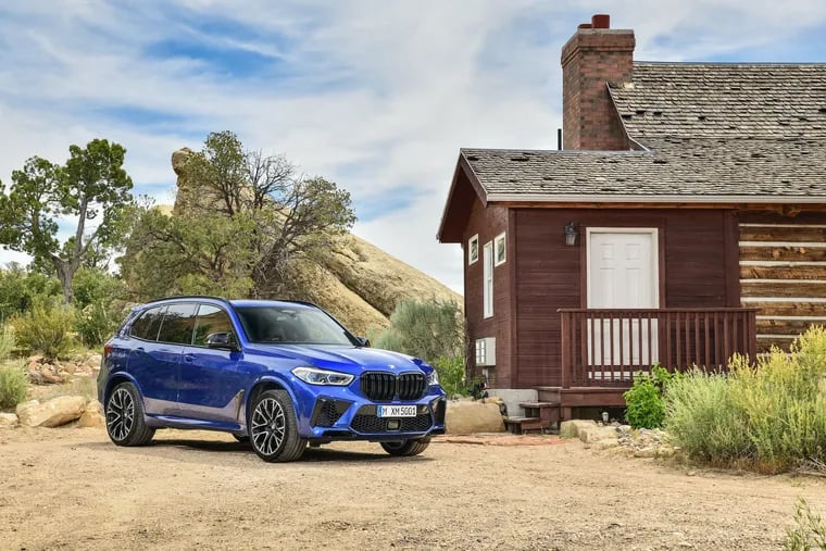 The 2020 BMW X5M Competition comes available in $1,950 blue paint pictured. Of course, that price is about 1.5% of the total cost of the car.