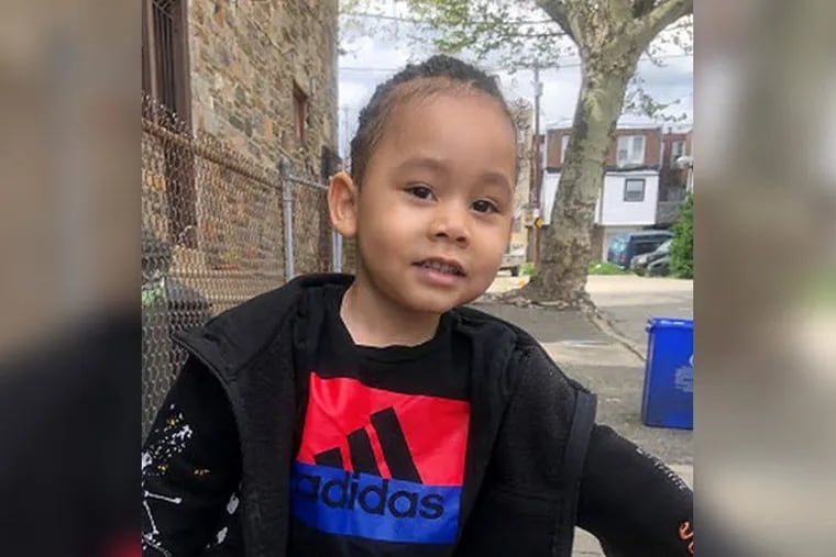 2-year-old King Hill was last seen on July 7, at 31st and Page Streets in Strawberry Mansion, according to Philadelphia police.