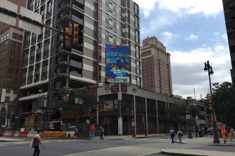 Del Frisco’s Grille will be on the ground floor of the 14-story Cambria Hotel, arising on Broad Street near Locust. The corner property is still available for a tenant.