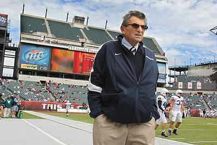 Joe Paterno may have lost his place in the world when fired. Or he may have neglected cancer treatments as the scandal swirled. (Charles Fox  / Staff Photographer)