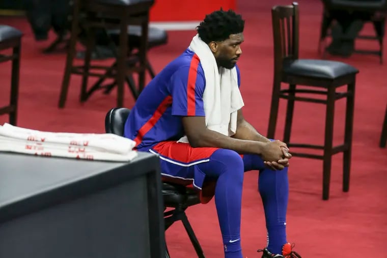 Joel Embiid earned Eastern Conference Player of the Week on Monday, but he will start this week by sitting out against the Detroit Pistons.