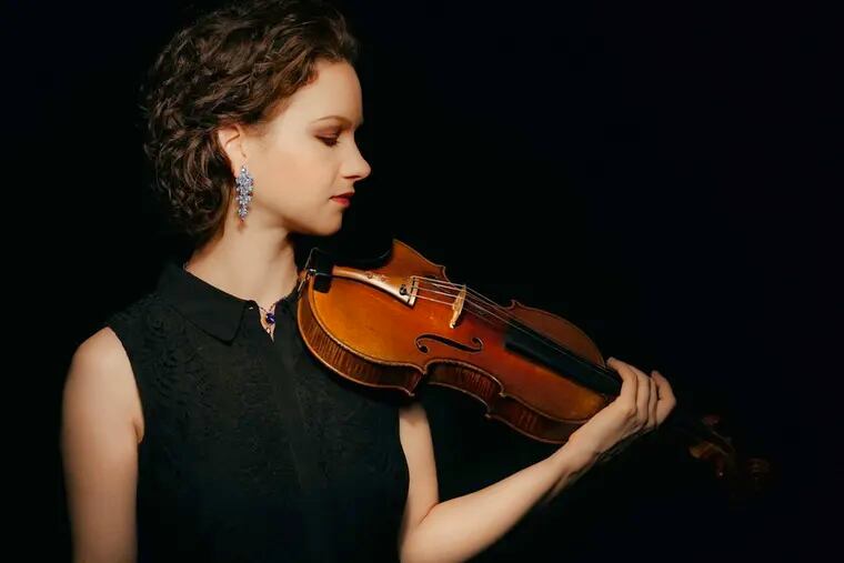 Violinist Hilary Hahn tackled a Vieuxtemps with such gusto that it blew the socks off the audience - prematurely.