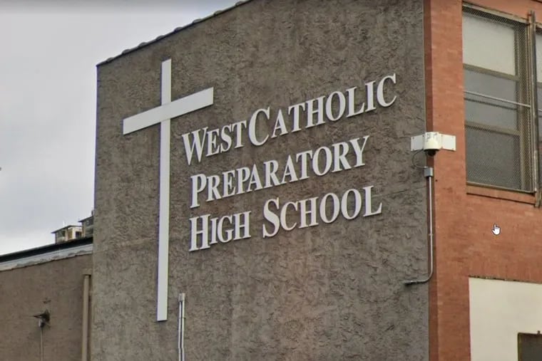 Google Street View image of West Catholic Preparatory High School.